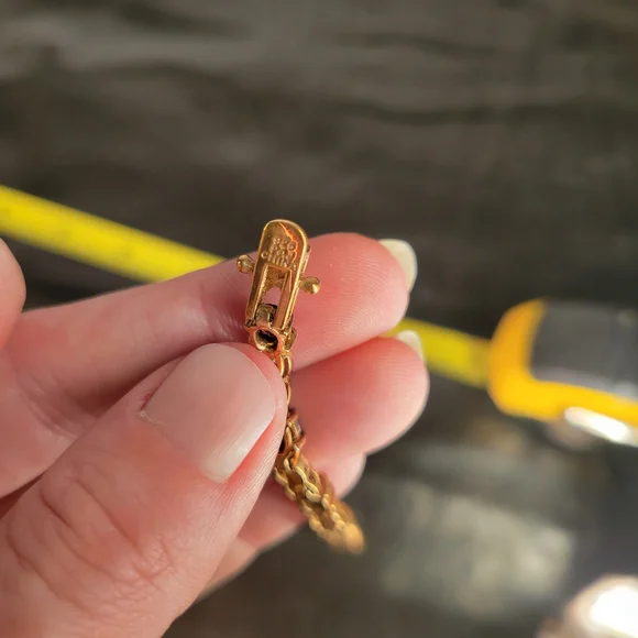 Sold...Vintage Sterling Silver Tennis Bracelet Diamond & Sapphire X's & O's 7 in - Picture 15 of 15